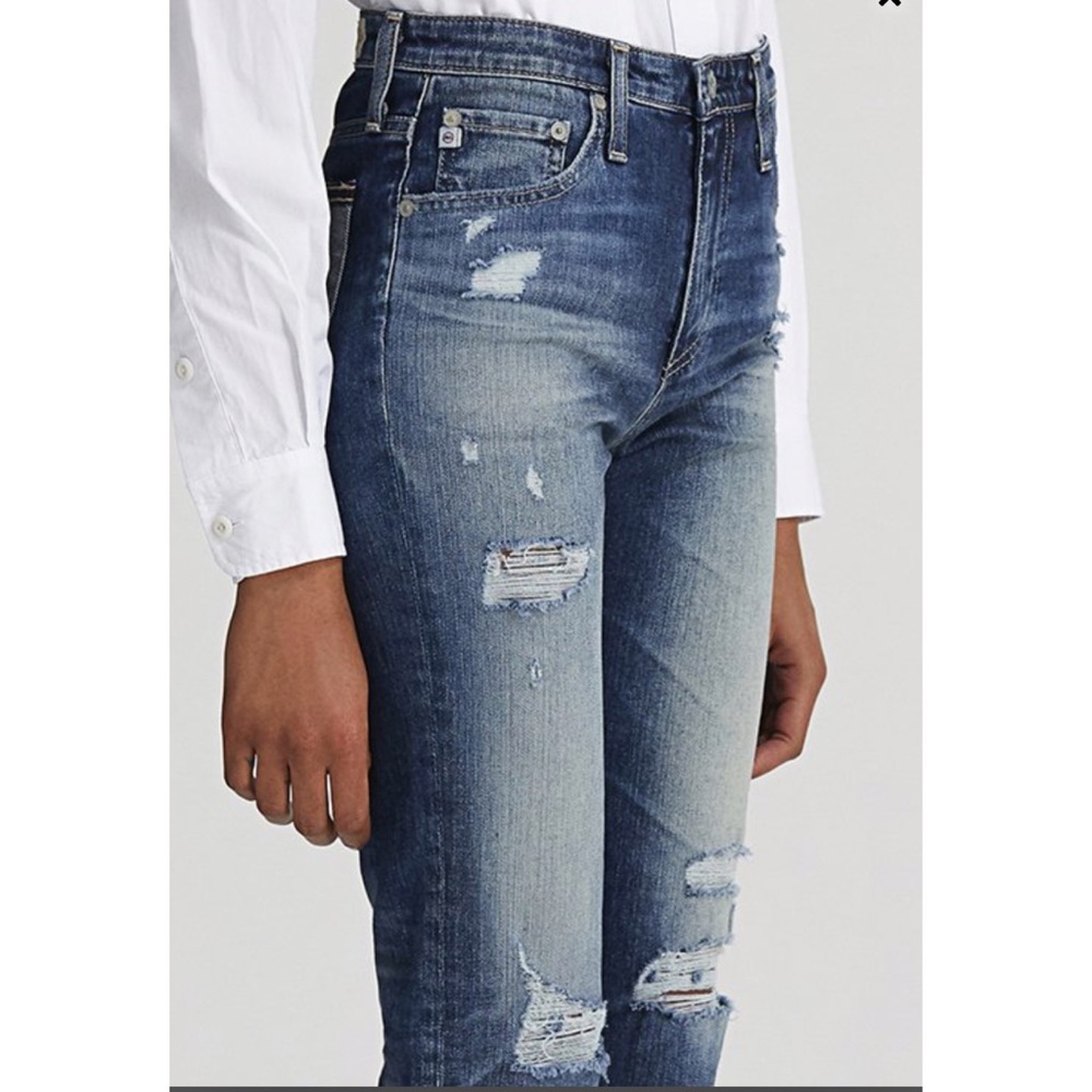 AG | The Isabelle High Rise Straight Crop